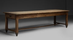 Oak Farmhouse Table, England 1900