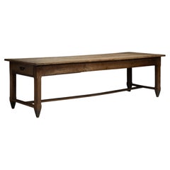 Oak Farmhouse Table, England 1900