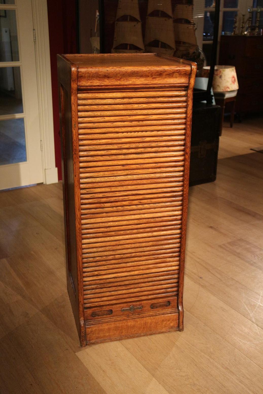 British Oak File Cabinet