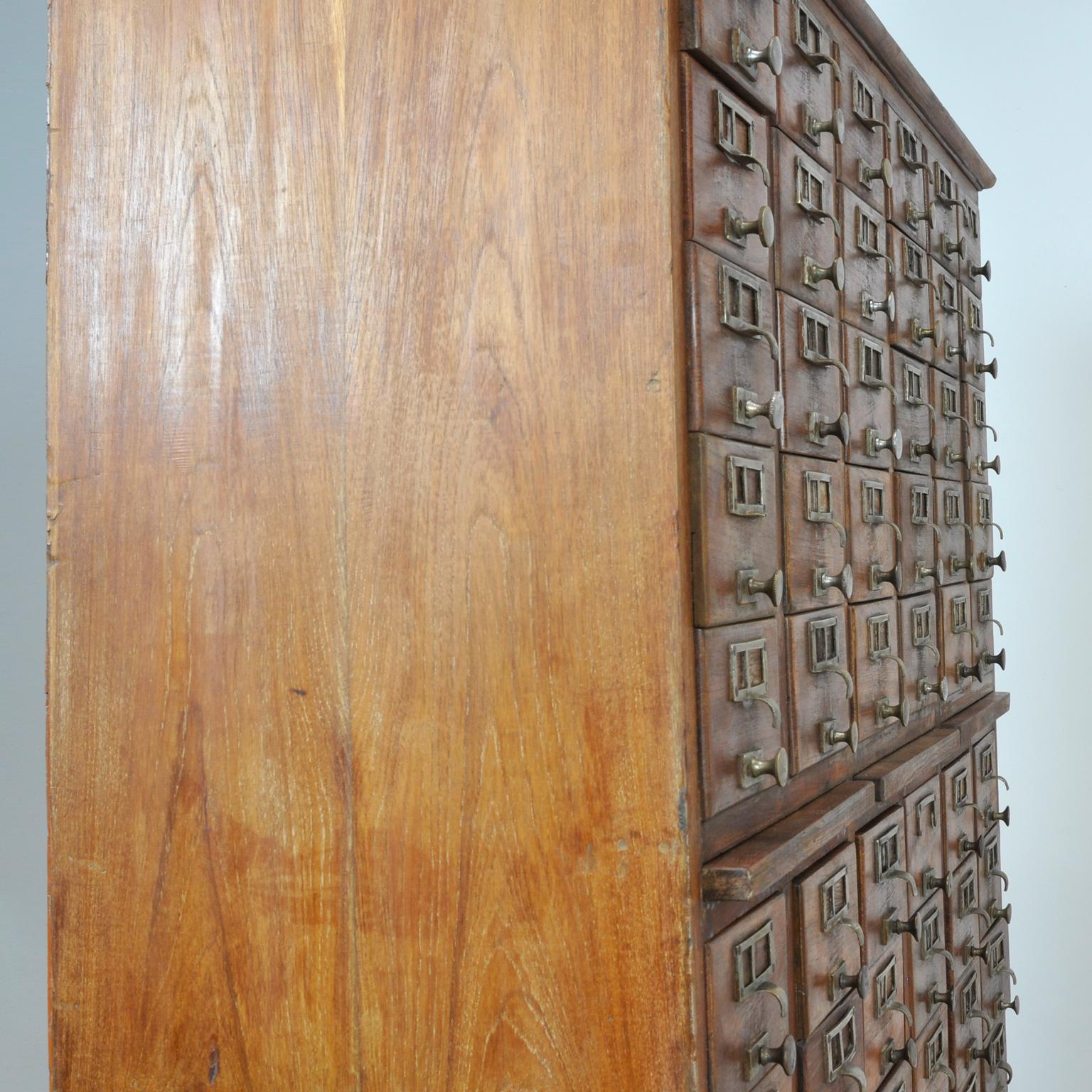 Oak Filing Cabinet, 1940s 5
