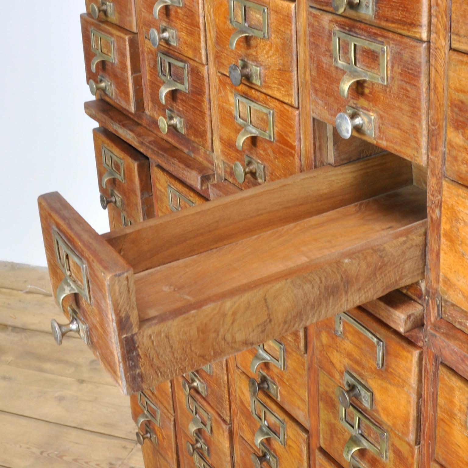 Oak Filing Cabinet, 1940s 1