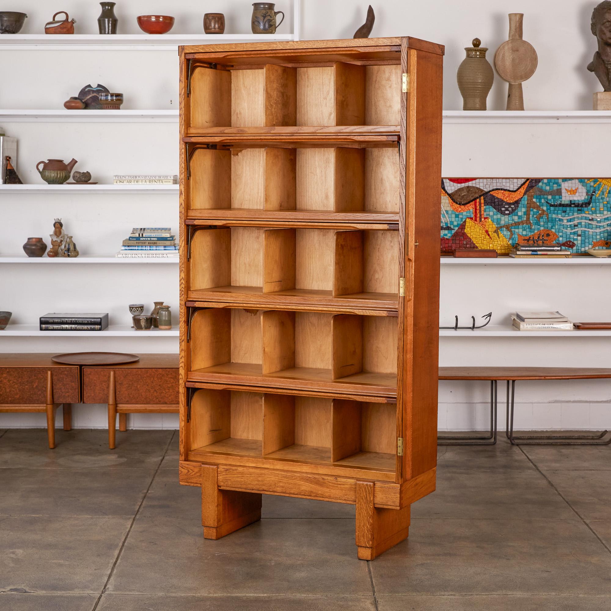 English Oak Filing Cabinet by ER Staverton