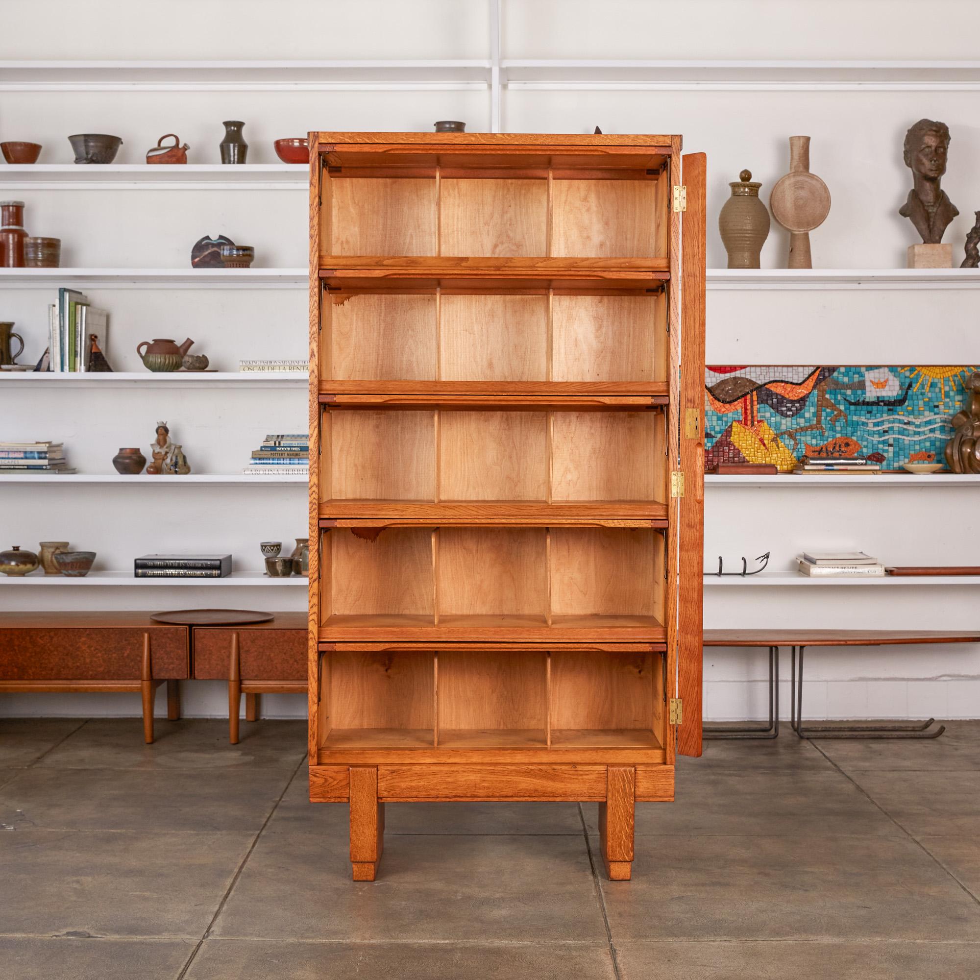 Oak Filing Cabinet by ER Staverton In Excellent Condition In Los Angeles, CA