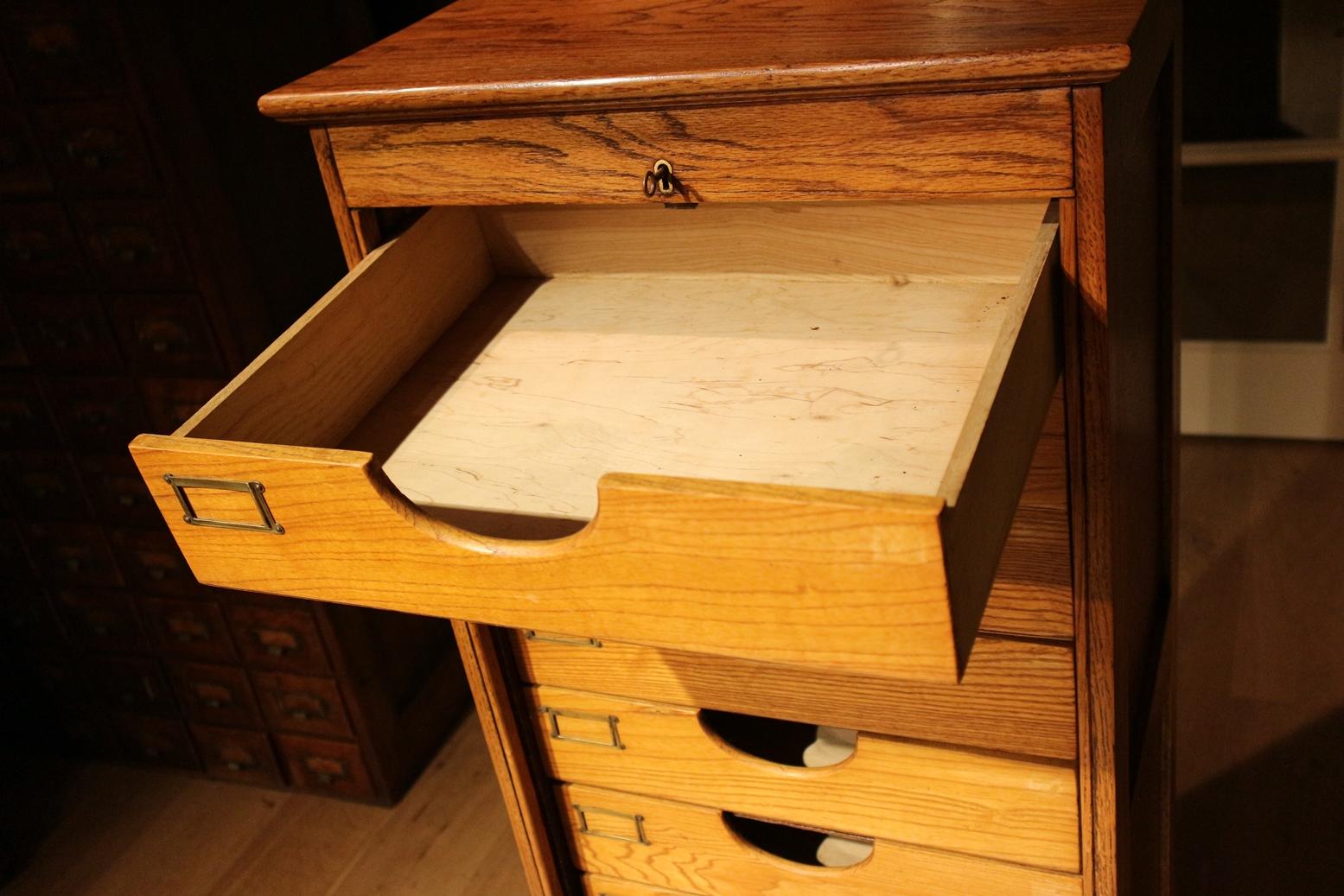 Oak Filing Cabinet 2