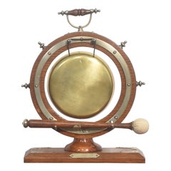 Oak framed nautical dinner gong