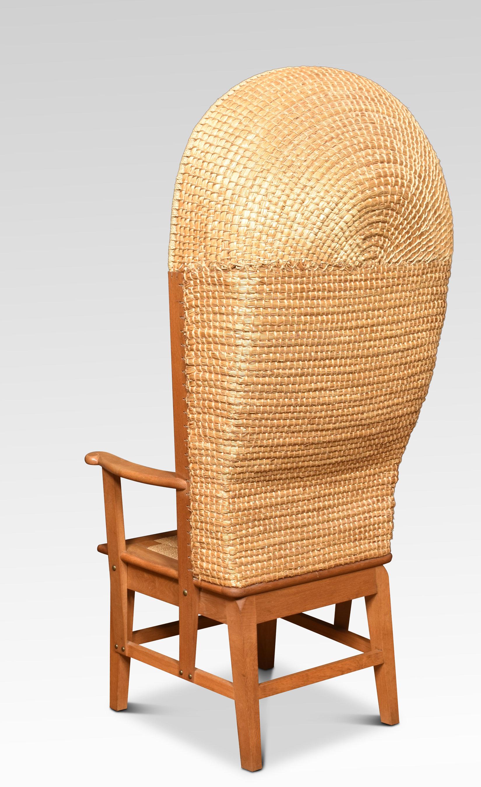 20th Century Oak Framed Orkney Chair For Sale