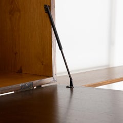 Oak free-standing bookcase, Italian Manufacture