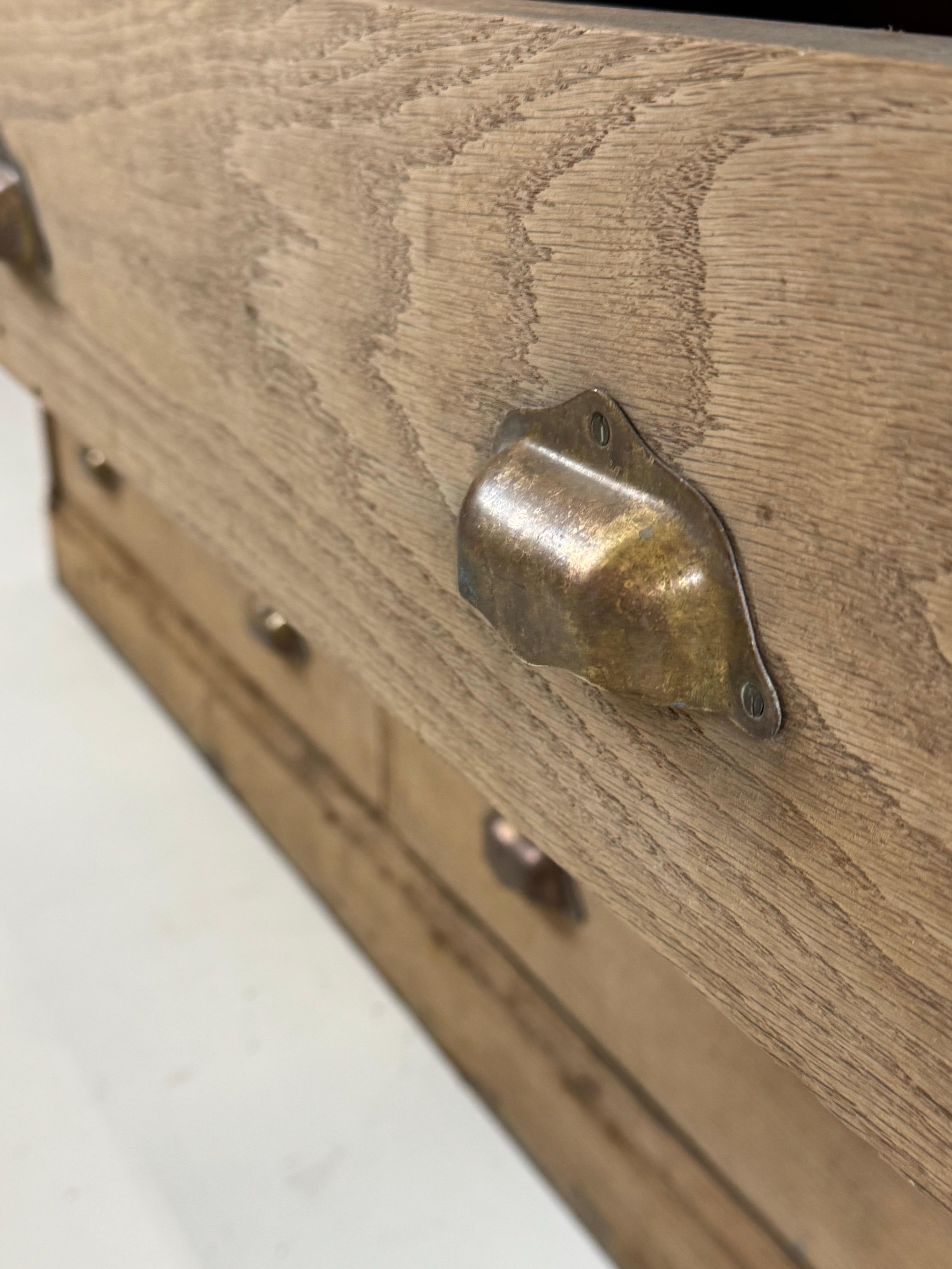 Oak French Bookcase ca. 1900-1910 For Sale 7