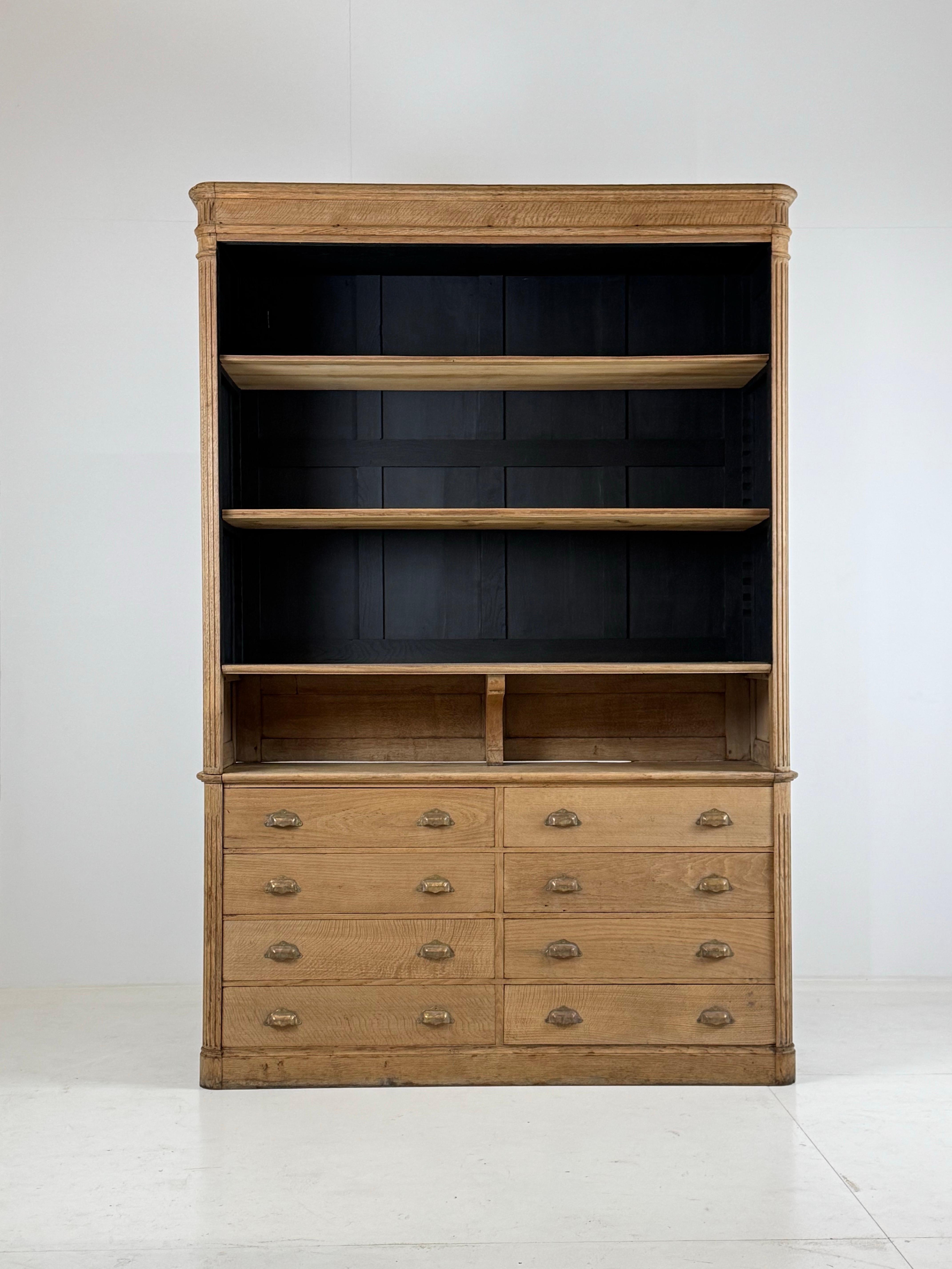20th Century Oak French Bookcase ca. 1900-1910 For Sale