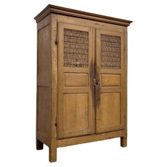 18th Oak French Cabinet 2 Doors