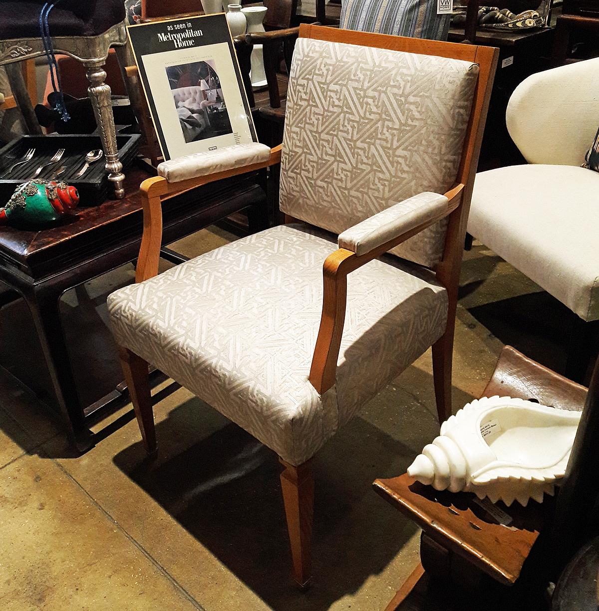 Oak French Chairs, Mid-20th Century 4
