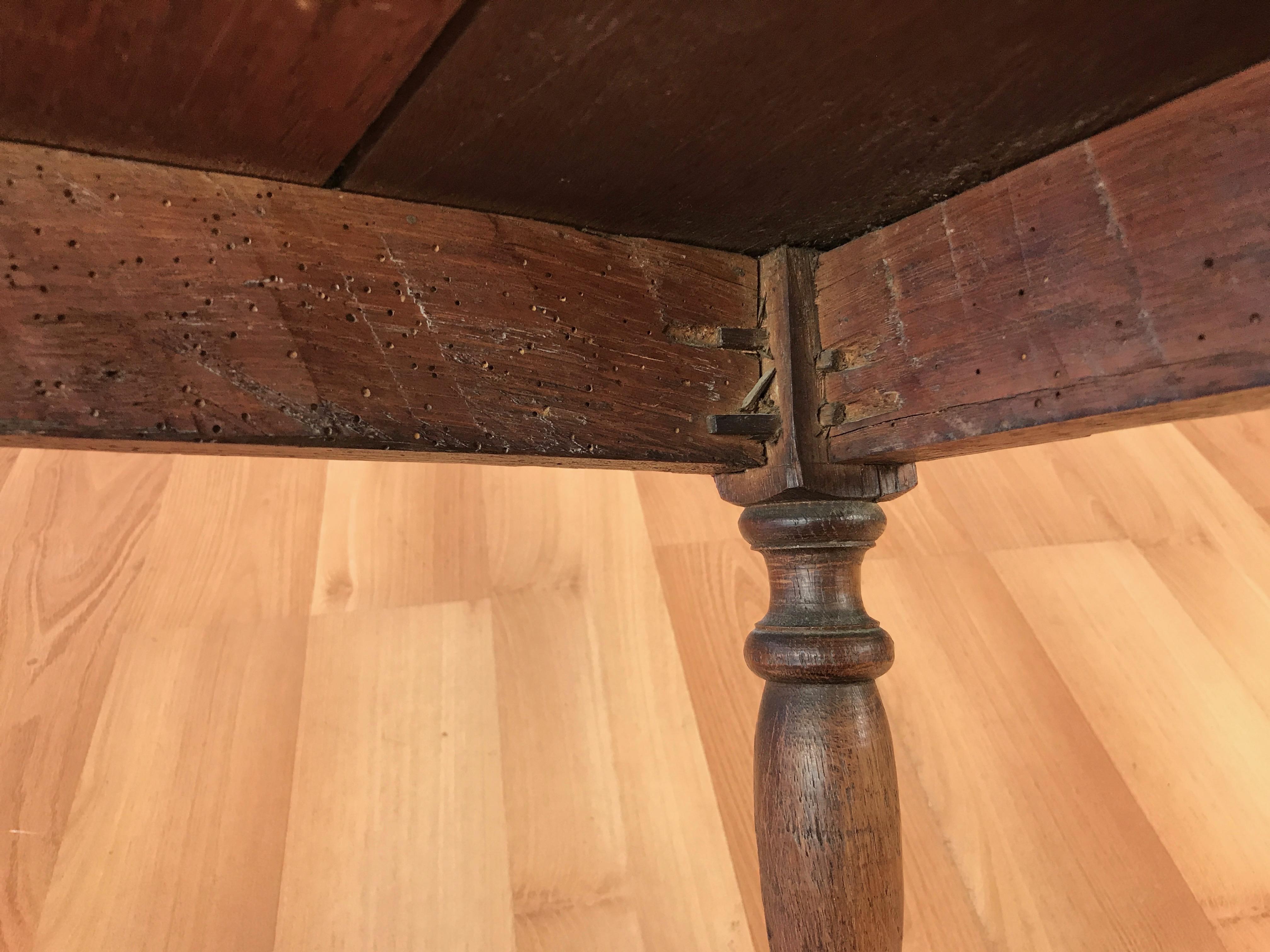 Oak French Nun’s Chair, circa 17th Century 5