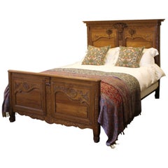 Oak French Provencale Bed, WK94 Oak French Provencale Bed, WK94