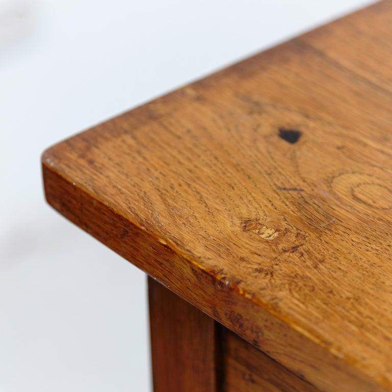 Oak French Table, circa 1930 5