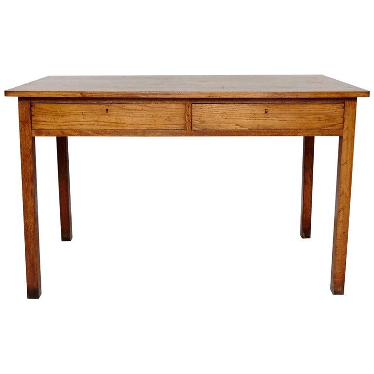 Oak French Table, circa 1930 7