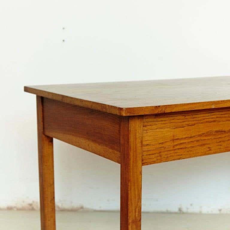 Oak French Table, circa 1930 2