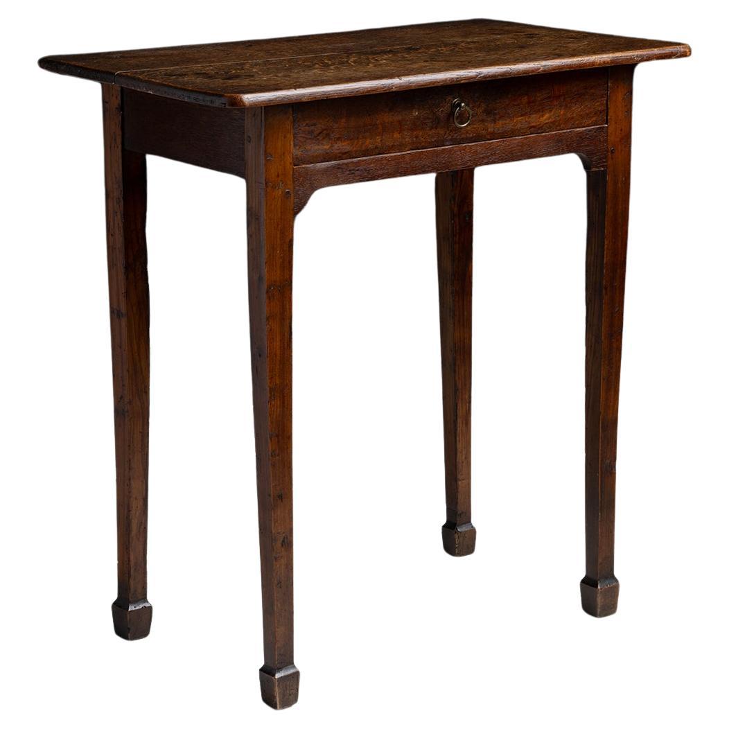 Oak & Fruitwood Side Table, England circa 1900