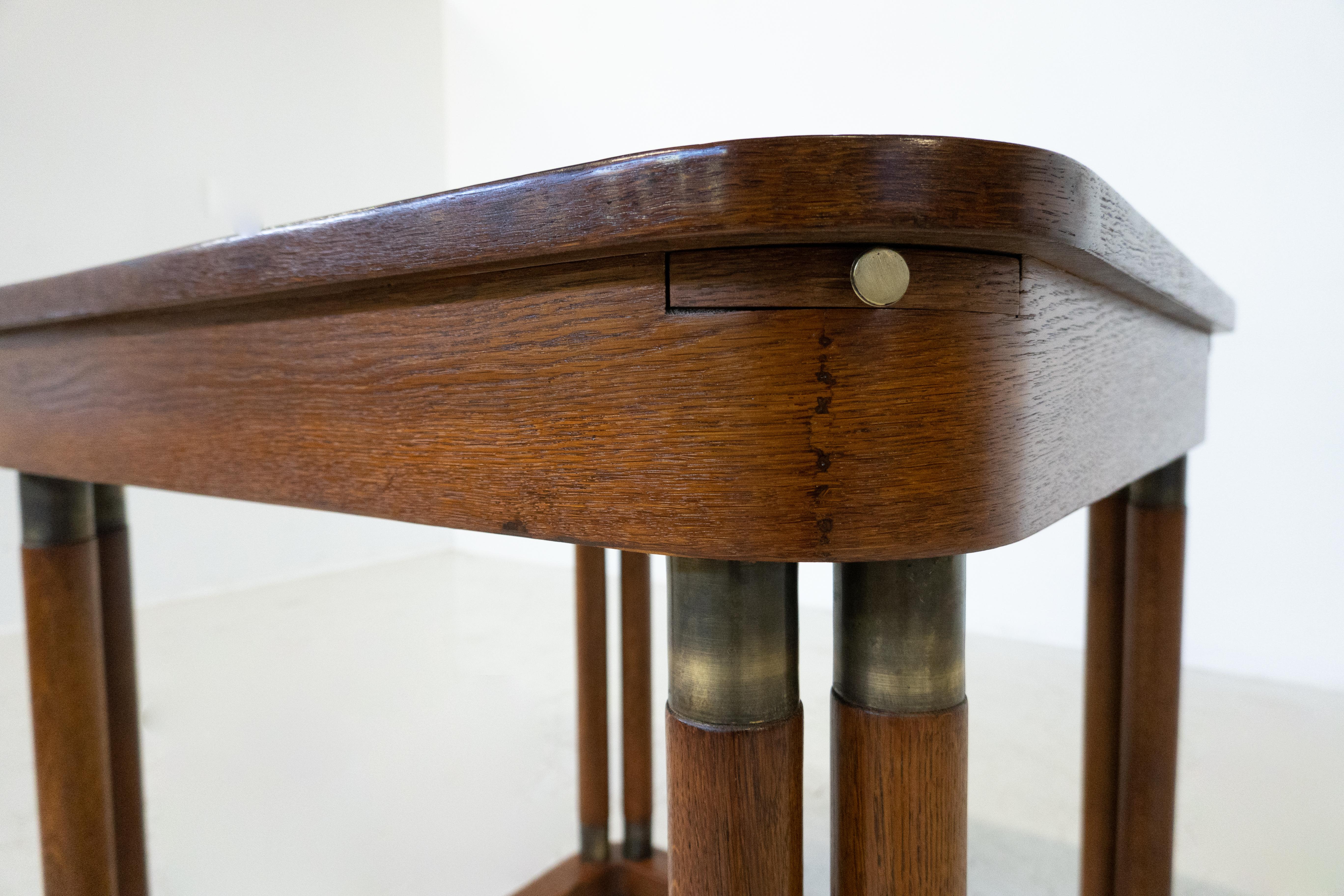 Early 20th Century Oak Game Table, 1920s For Sale