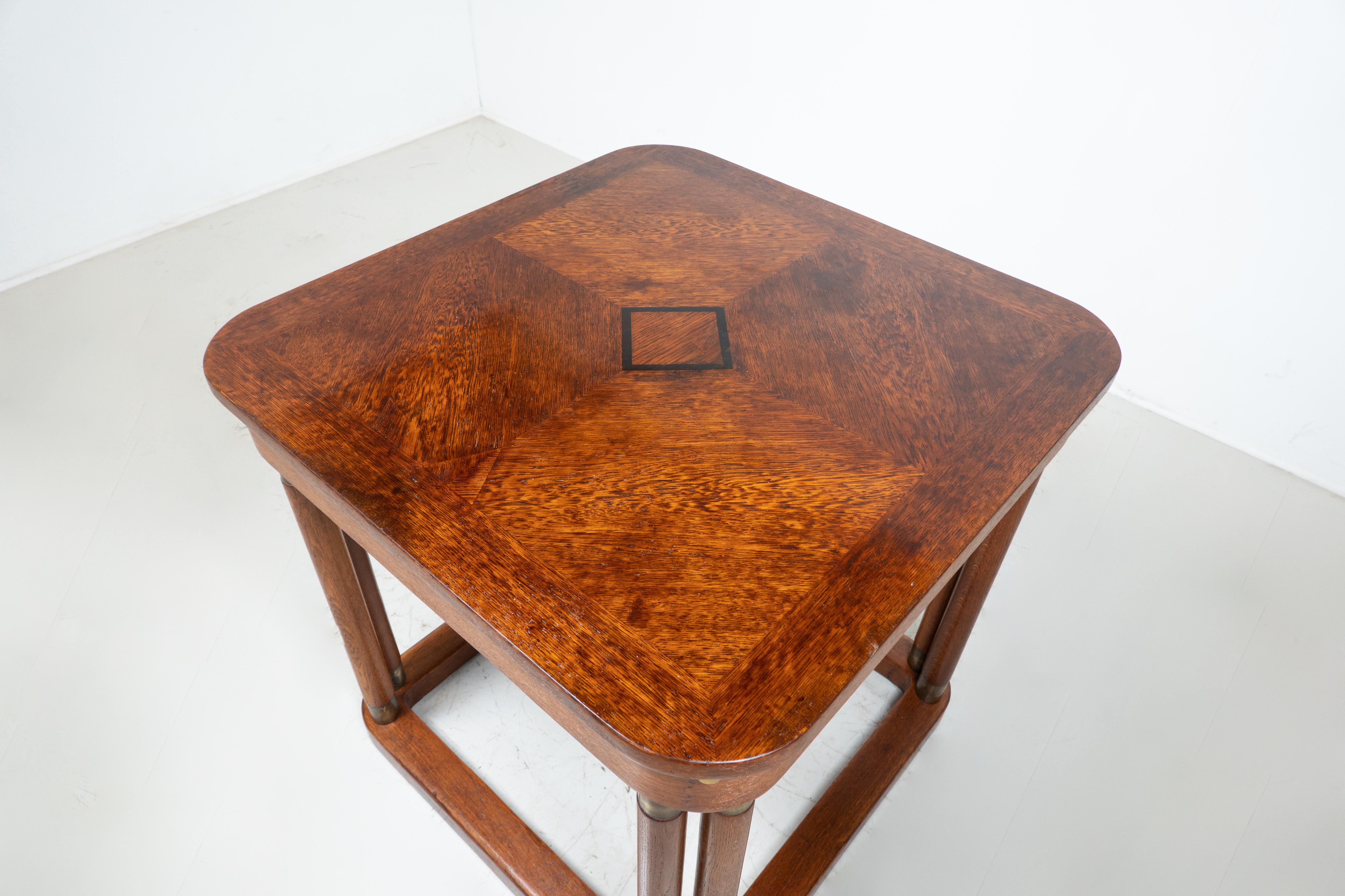 Oak Game Table, 1920s For Sale 4