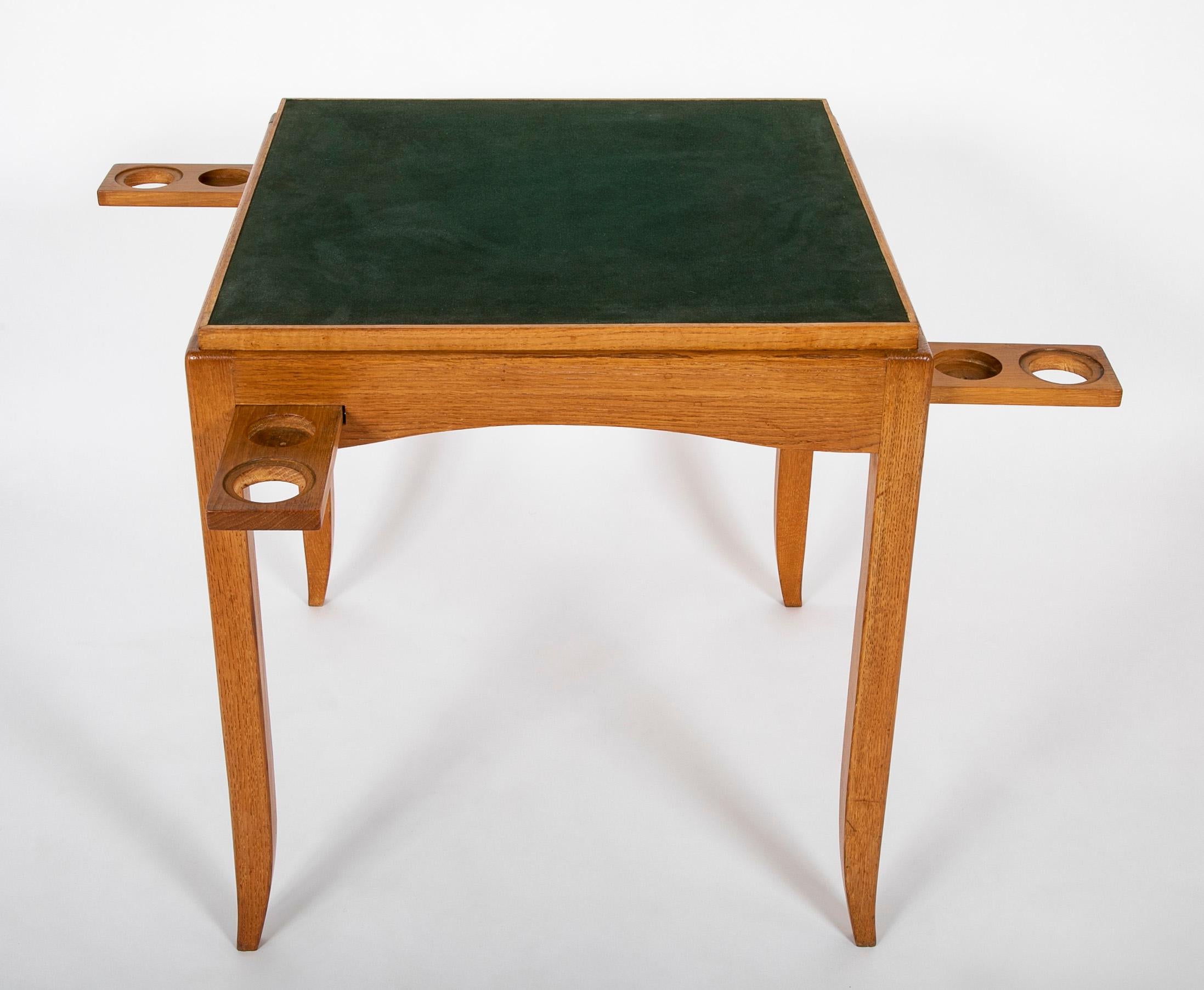 Oak Games Table Designed by Victor Courtray 2