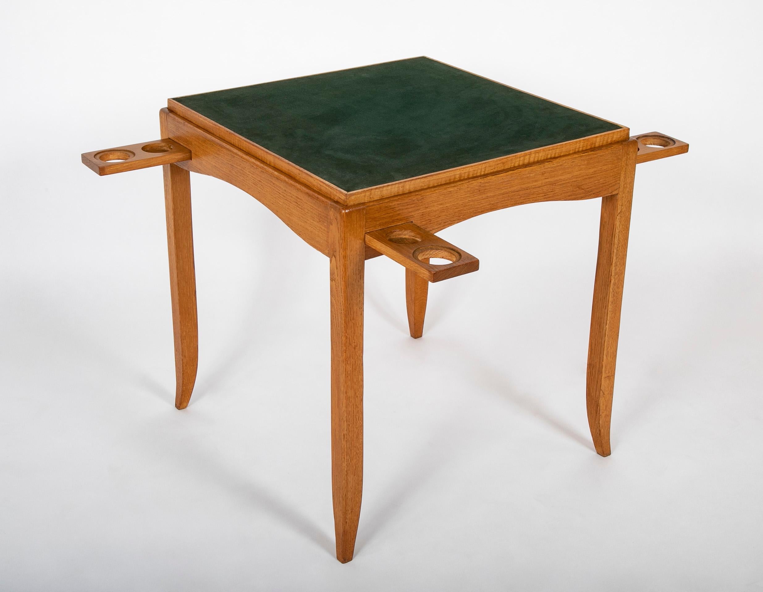 Oak Games Table Designed by Victor Courtray 3