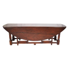 Oak Gate Leg Table, circa 1930