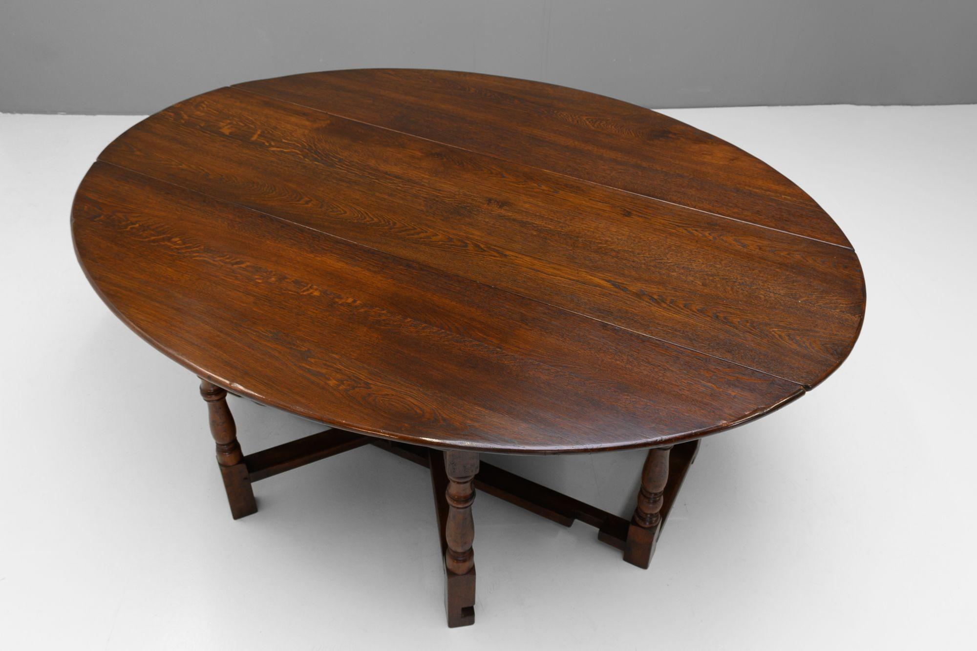 Table Oak Gateleg Excellent état - En vente à London, England