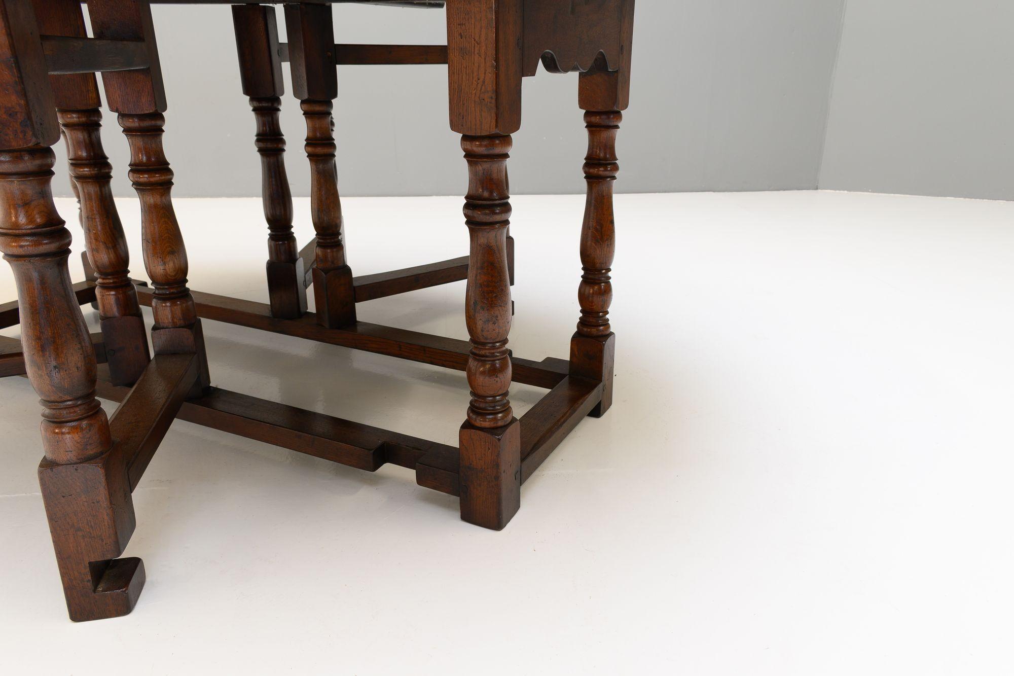Chêne Table Oak Gateleg en vente
