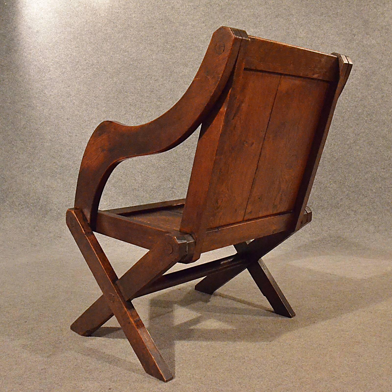Victorian Oak Glastonbury Study Desk Elbow Country Chair Quality Armchair, circa 1900