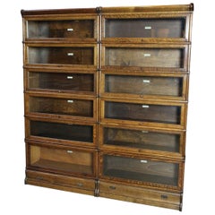 Oak Globe Wernicke Bookcase
