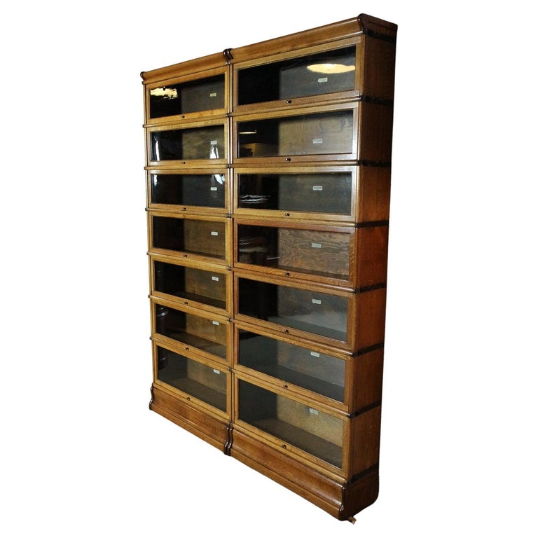 Oak Globe Wernicke Bookcase For Sale at 1stDibs