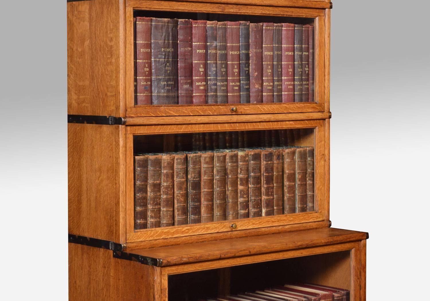 Oak Globe Wernicke Five Section Bookcase 1