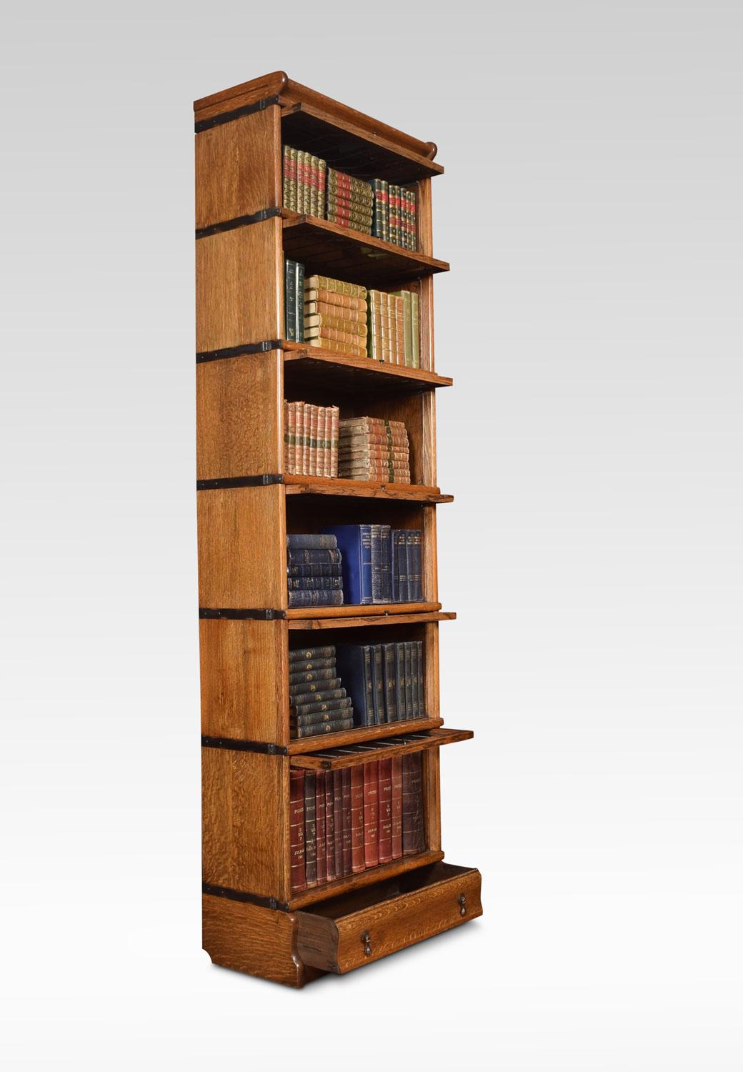 Oak Globe Wernicke Six Section Bookcase 1