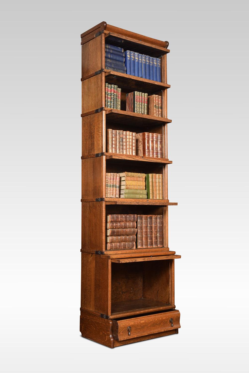Oak Globe Wernicke Six Section Bookcase 1