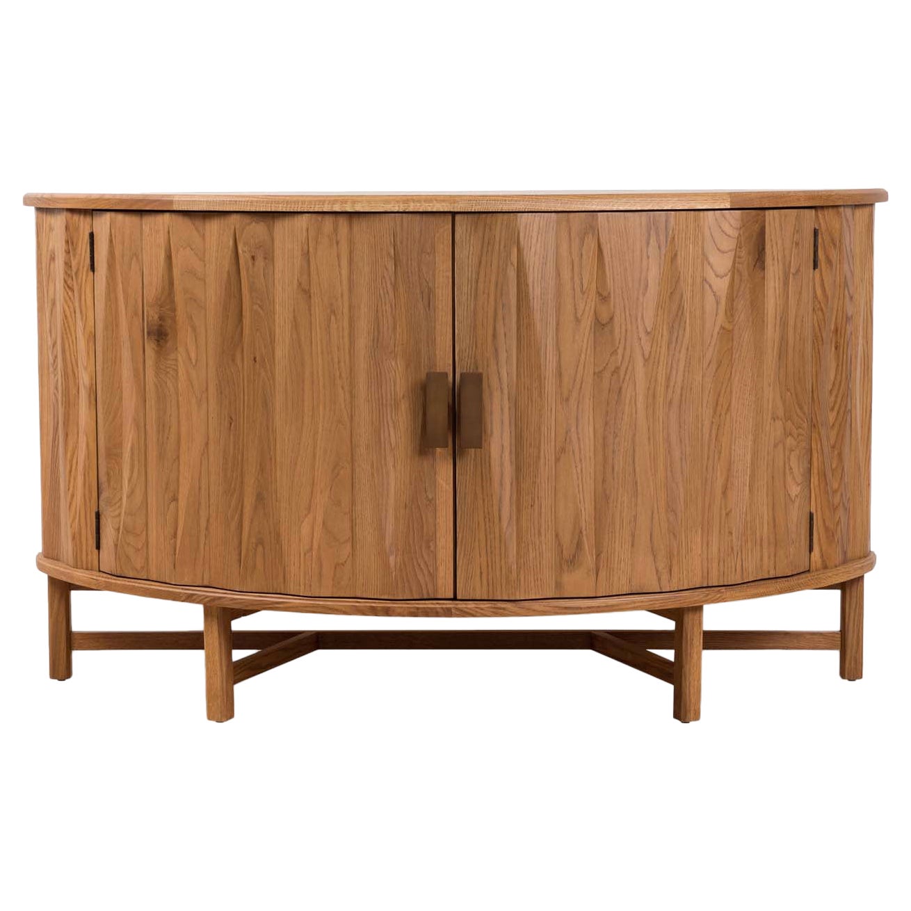 Oak Griffin Console by Lawson-Fenning For Sale