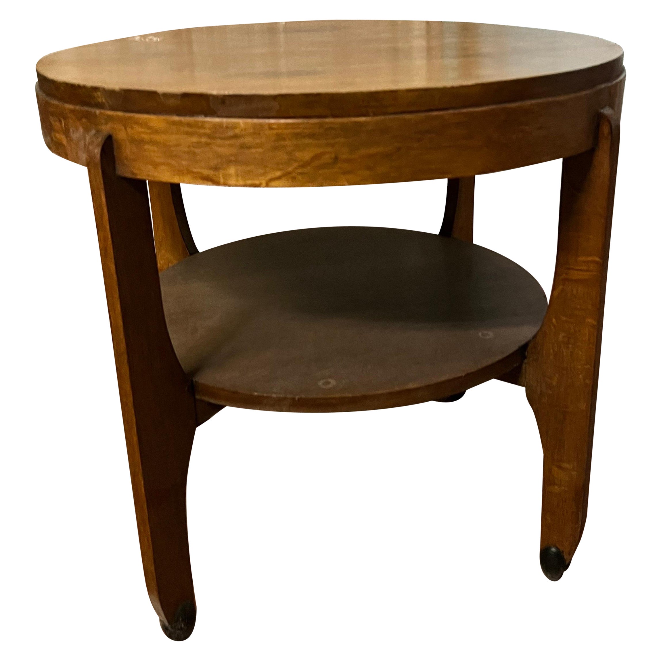 Gueridon di Oak del 1940 circa