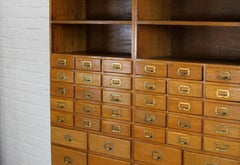 Oak Haberdashery Cabinet, circa 1930s