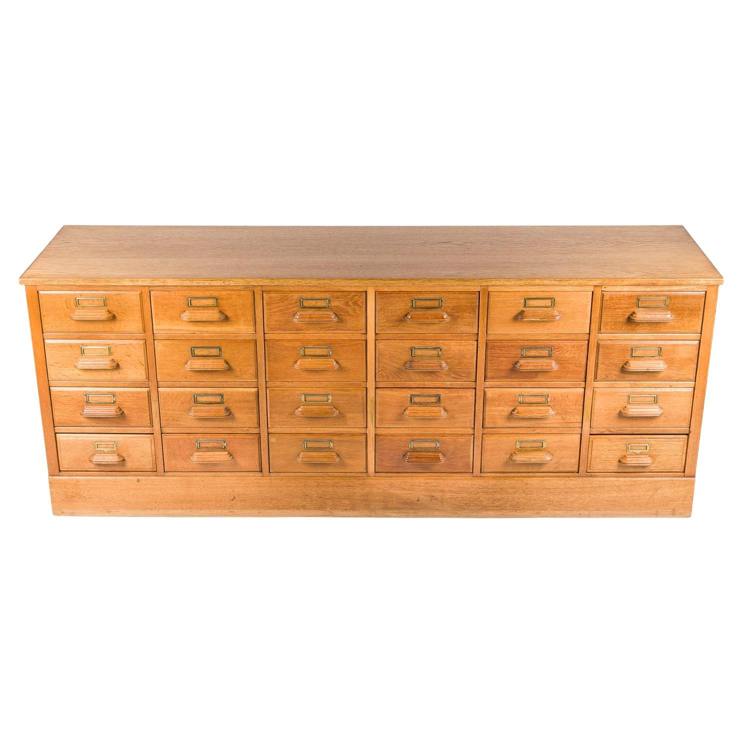 Mueble de mercería de roble, danés