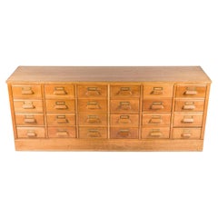 haberdashery-Schrank aus Eichenholz, dänisch