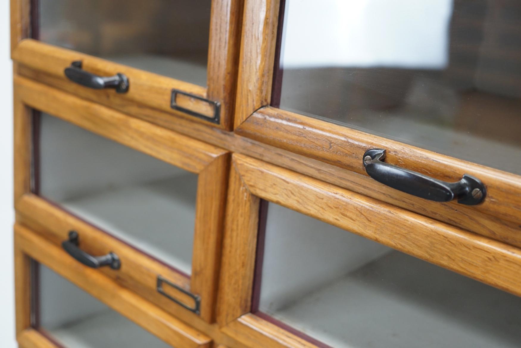 Oak Haberdashery Shop Cabinet, 1930s 4