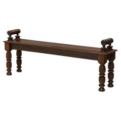 Oak Hall Bench