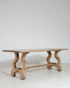 Oak Harp Dining Table