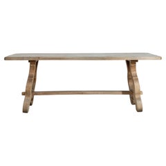 Oak Harp Dining Table