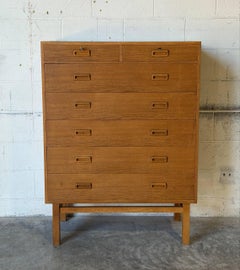 Eichenholz-Kommode von Holger Jensen für FDB Møbler, dänisches Mid-Century-Modern-Design der 1960er Jahre