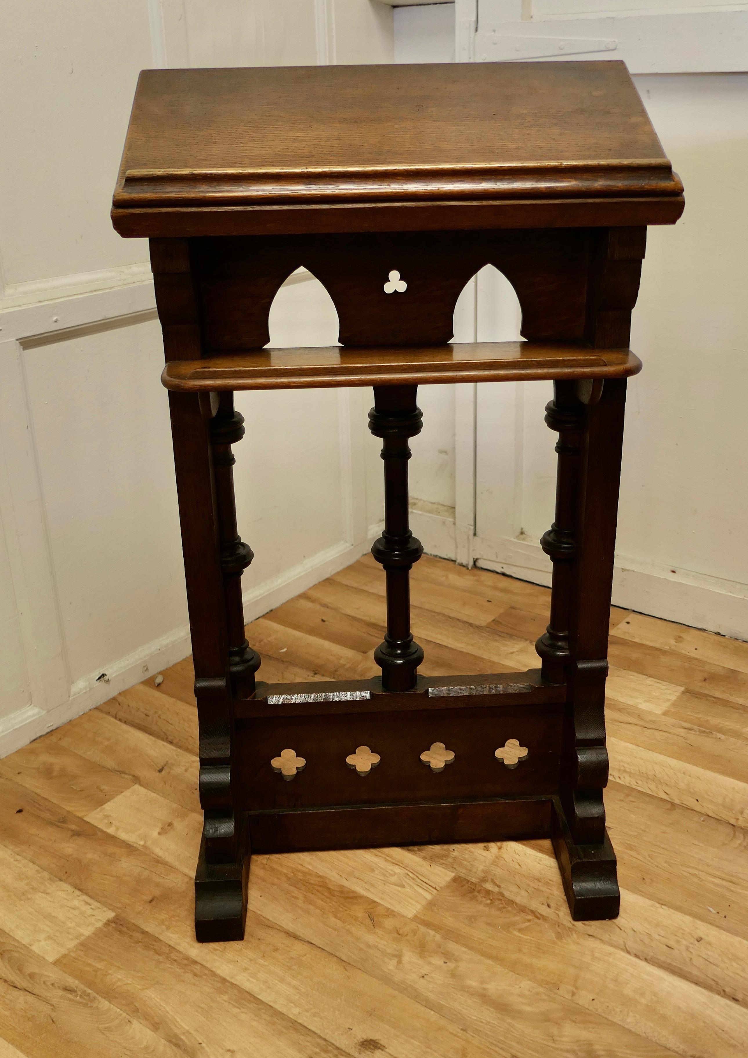 Oak Hotel Restaurant Podium Reception Greeting Station, Greeter 6