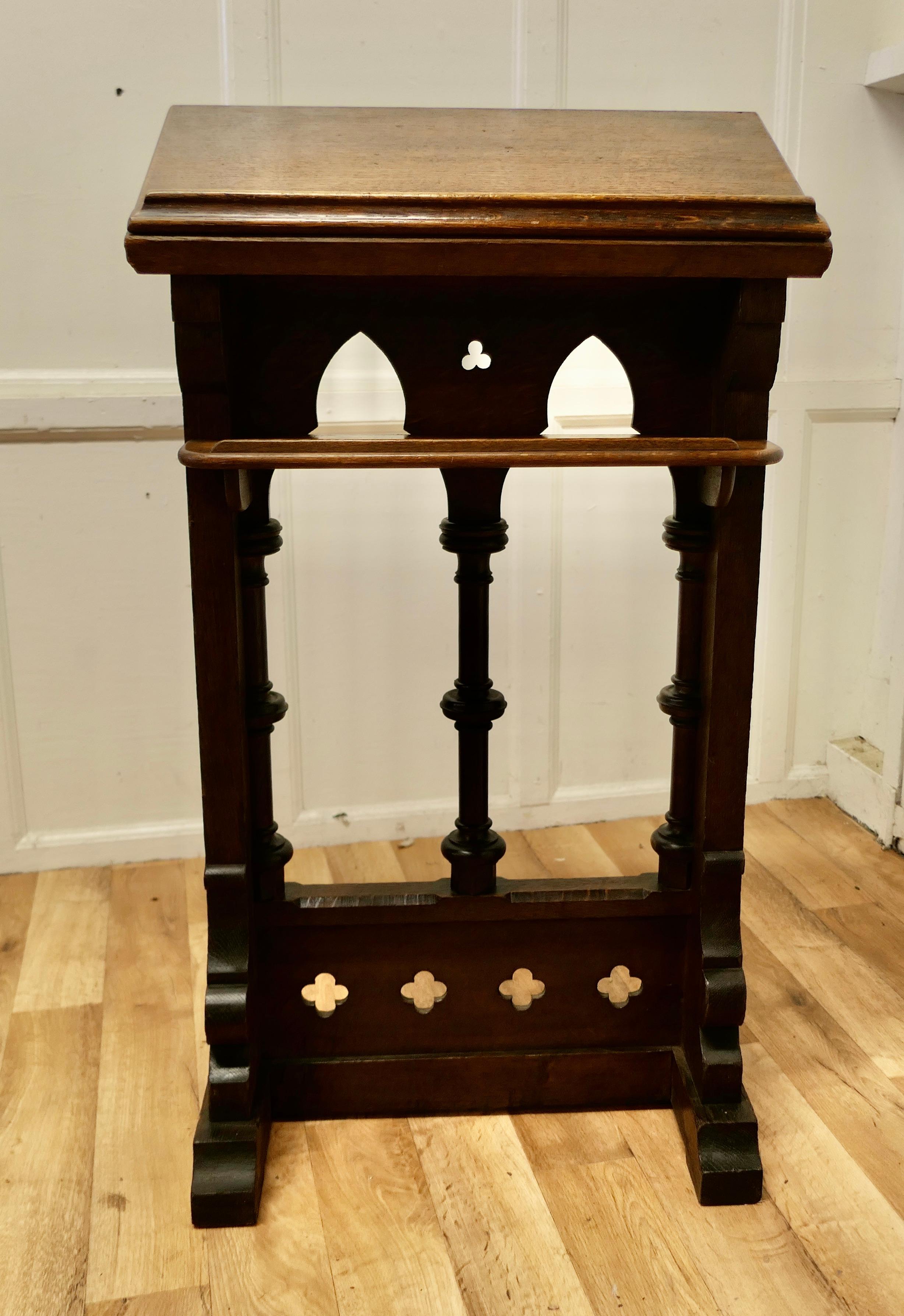 Oak Hotel Restaurant Podium Reception Greeting Station, Greeter 3