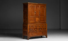 Oak Housekeepers Cupboard, England circa 1760