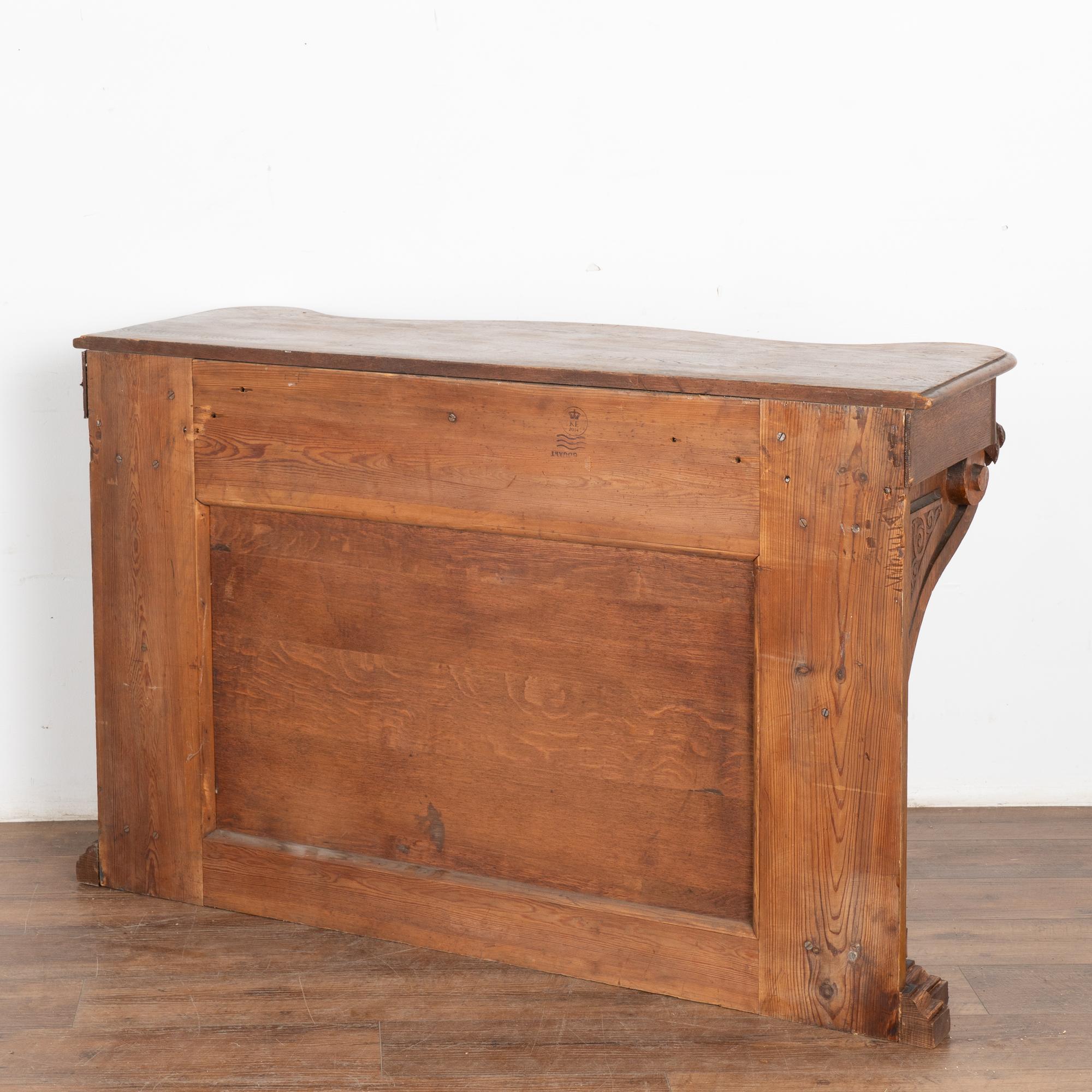 Oak Hunt Console With Carved Game and Grapes, Denmark circa 1860 7