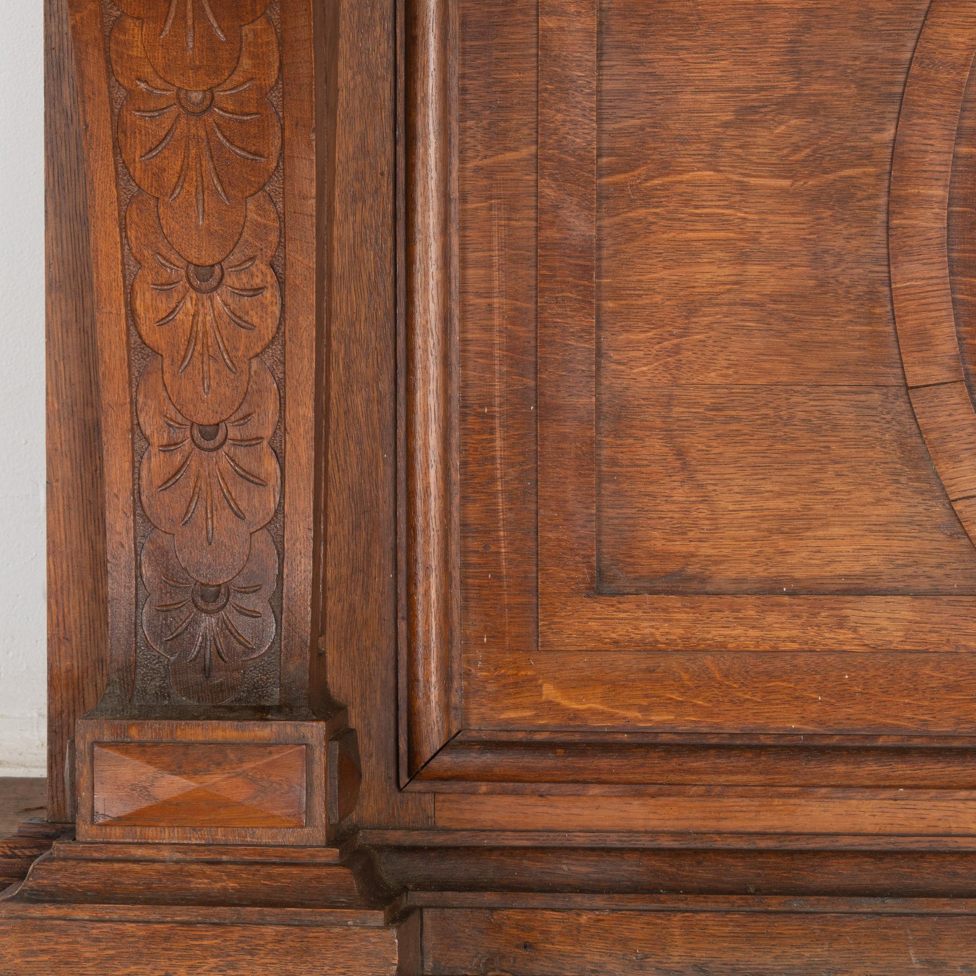 Oak Hunt Console With Carved Game and Grapes, Denmark circa 1860 2