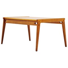 Retro Oak Hunting Coffee Table, Sweden, 1960